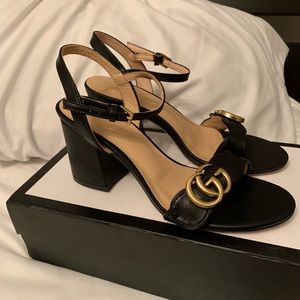 Gucci Marmont Heels Sandals